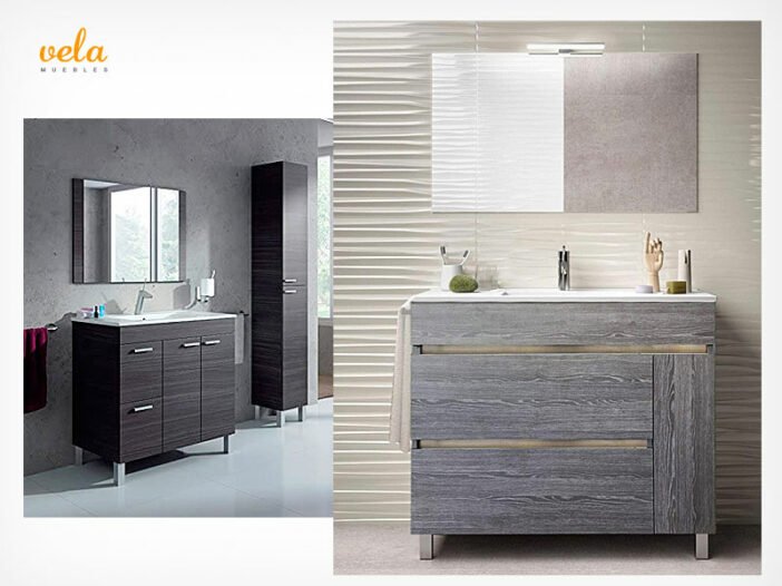 Mueble baño Gris. Ofertas ⑳㉑ Ceniza, Antracita, Perla